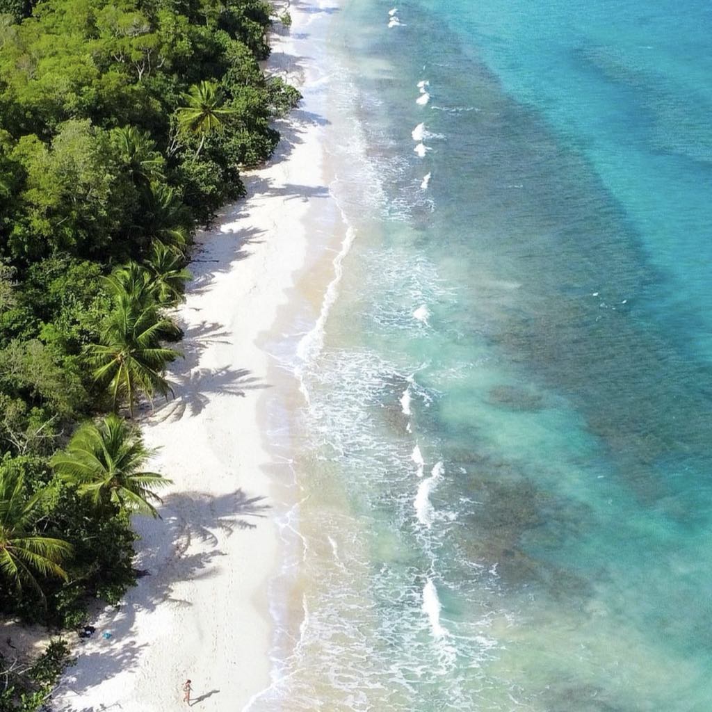 Plage à Marie Galante