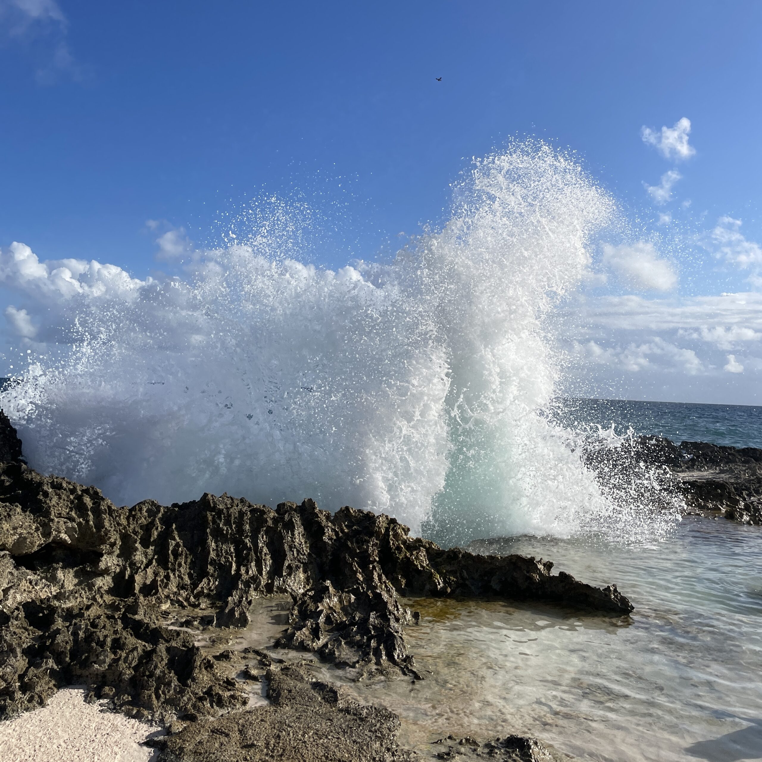 La douche à Grande Terre