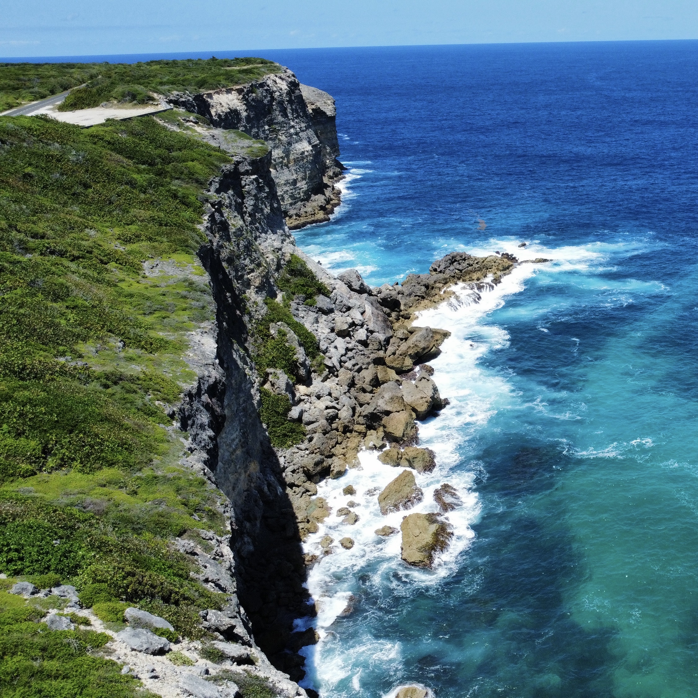 Itinéraire côtier en Guadeloupe